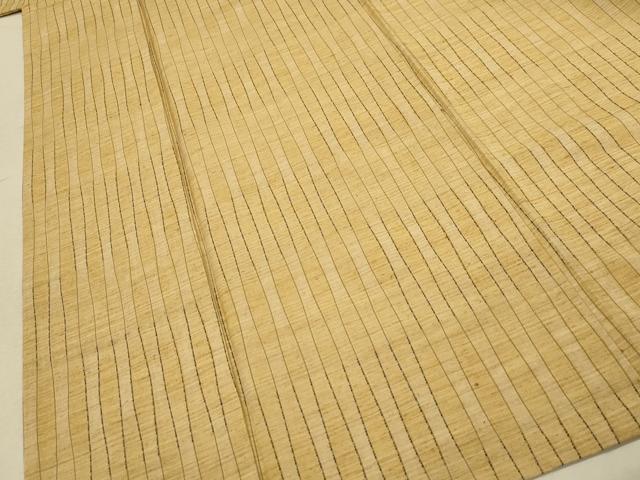 平和屋着物▽上質な紬 単衣 立涌文 正絹 逸品 CAAT0767dy