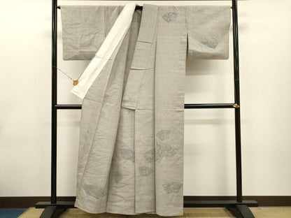 平和屋着物▽中国三大刺繍 スワトウ刺繍 総刺繍 訪問着 単衣 地紙草花文 正絹 逸品 CAAT0769dy