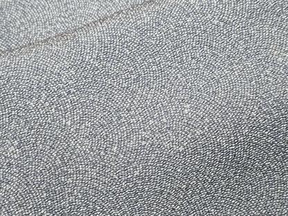 平和屋着物▽江戸小紋 単衣 佐田双光作 服部光廣作 鮫小紋柄 鬼しぼ縮緬 正絹 逸品 CAAT0771dy