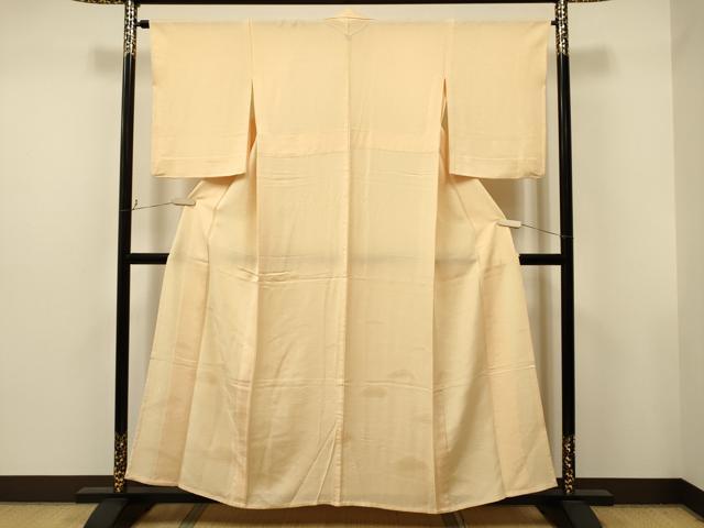 平和屋着物▽豪華色留袖 立波地紋 蜂蜜色 単衣 正絹 逸品 CAAT0776dy