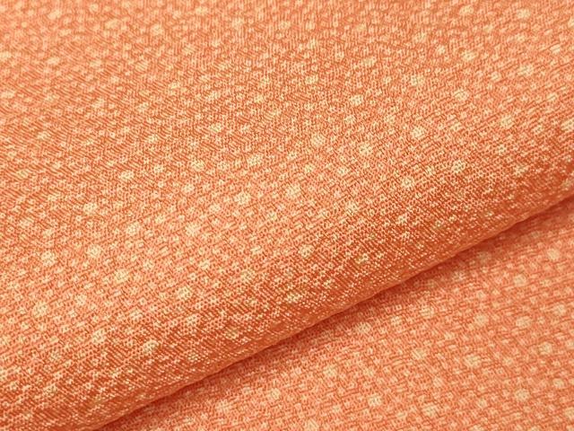 平和屋着物▽上質な小紋 単衣 正倉院 吉祥丸文 三越扱い 正絹 逸品 CAAT0780dy
