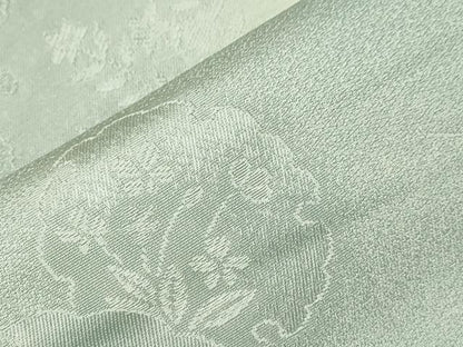平和屋着物▽上質な小紋 単衣 雪輪草花地紋 暈し染め 正絹 逸品 CAAT0784dy