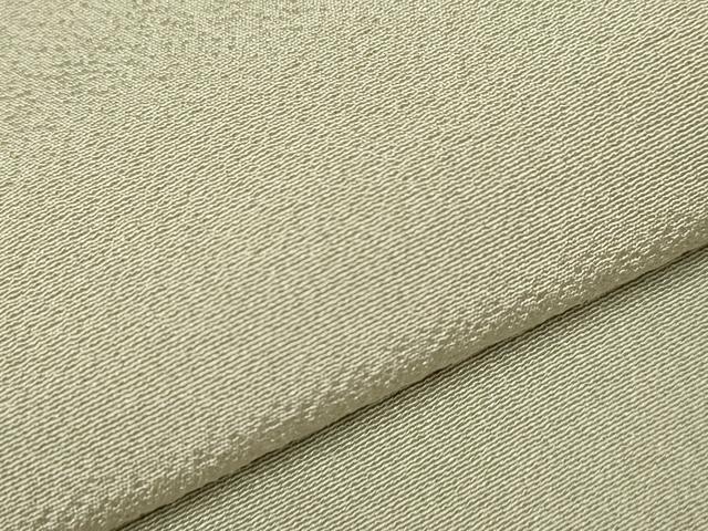平和屋着物▽上質な色無地 単衣 白録色 正絹 逸品 CAAT0794dy