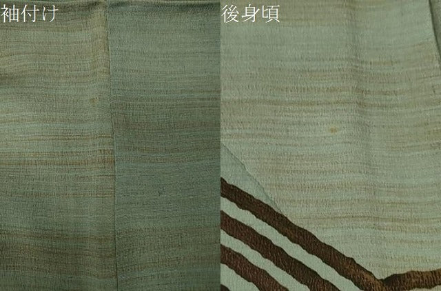 平和屋着物▽訪問着 単衣 吉祥文 正絹 逸品 CAAT0795dy
