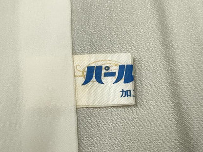 平和屋着物▽訪問着 単衣 草花文 暈し染め 金彩 正絹 逸品 CAAT0800dy