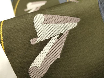 平和屋着物●六通柄袋帯　流水絵巻文　正絹　逸品　CAAT0848hy