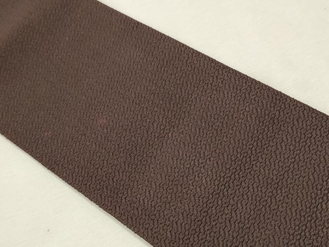 平和屋着物●男性 本場筑前博多織 角帯 霞文 脇山公詞作 証紙付き 正絹 逸品 CAAT1058hy