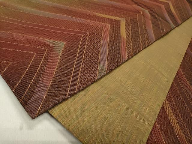 平和屋着物◎両面 全通柄袋帯 吉祥文 金糸 やまと誂製 正絹 逸品 CAAT2034yk