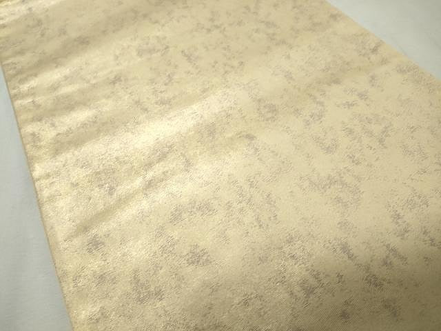 平和屋着物◎六通柄袋帯 霞文 引箔 正絹 逸品 CAAT2085yk