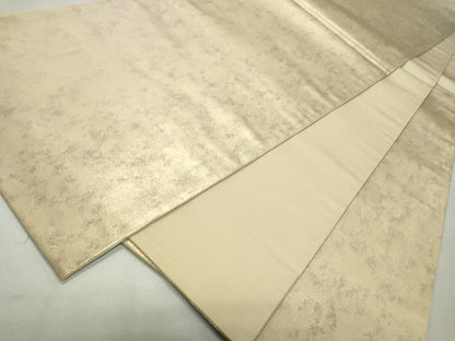 平和屋着物◎六通柄袋帯 霞文 引箔 正絹 逸品 CAAT2085yk