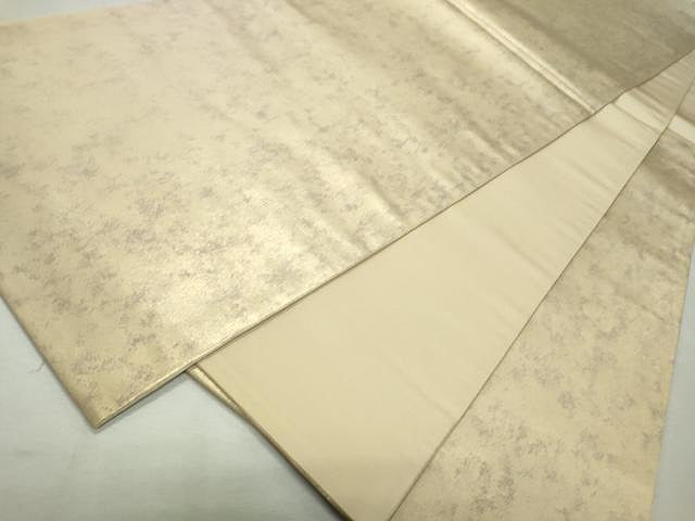 平和屋着物◎六通柄袋帯 霞文 引箔 正絹 逸品 CAAT2085yk