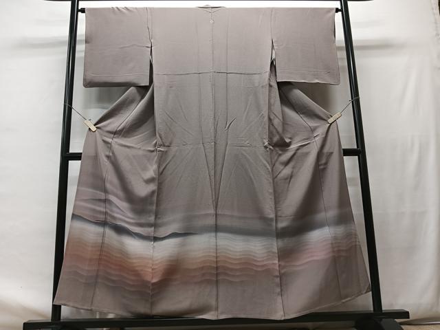 平和屋着物▽豪華色留袖 単衣 霞文 風景文 暈し染め 正絹 逸品 CAAT3236xe