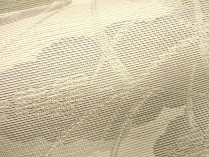 平和屋着物＊夏物 六通柄袋帯 雲重ね草花文 銀糸 正絹 逸品 CAAT3616eg