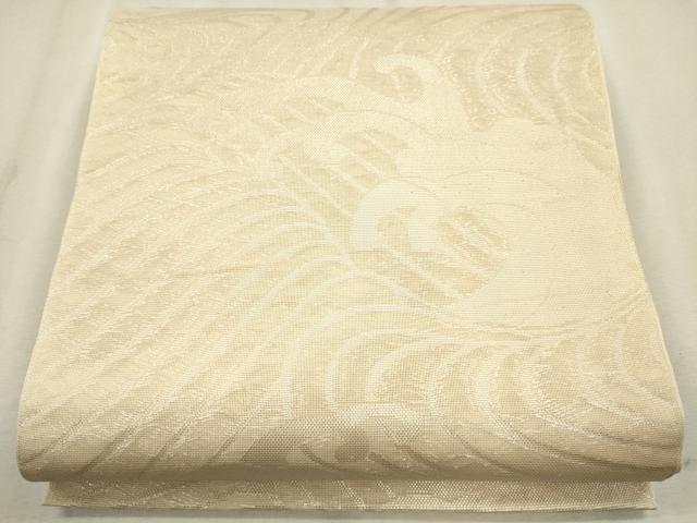 平和屋着物＊夏物 六通柄 本袋帯 立波文 銀糸 正絹 逸品 CAAT3622eg