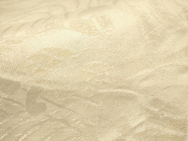平和屋着物＊夏物 六通柄 本袋帯 立波文 銀糸 正絹 逸品 CAAT3622eg