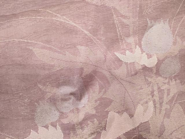 平和屋着物＊夏物 太鼓柄袋帯 草花文 金銀糸 正絹 逸品 CAAT3633eg