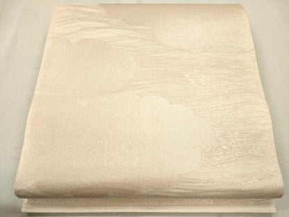 平和屋着物＊夏物 六通柄 本袋帯 雲重ね文 金糸 正絹 逸品 CAAT3645eg