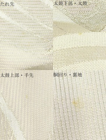 平和屋着物＊夏物 六通柄袋帯 流水文 金銀糸 正絹 逸品 CAAT3646eg