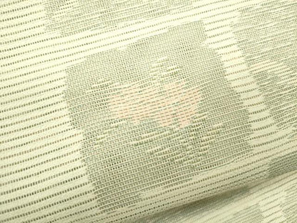 平和屋着物＊夏物　六通柄　京袋帯　色紙草花文　CAAT3741eg