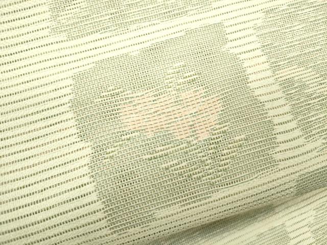 平和屋着物＊夏物　六通柄　京袋帯　色紙草花文　CAAT3741eg