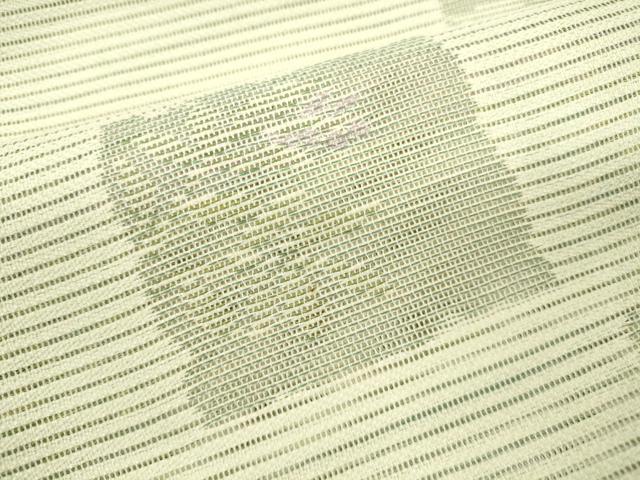 平和屋着物＊夏物　六通柄　京袋帯　色紙草花文　CAAT3741eg