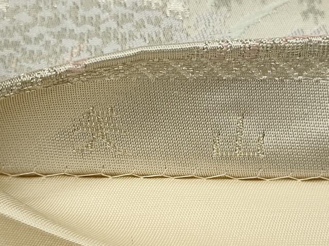 平和屋着物◎六通柄袋帯 美山 樹林風景文 二重箔錦 正絹 逸品 CAAT4770in