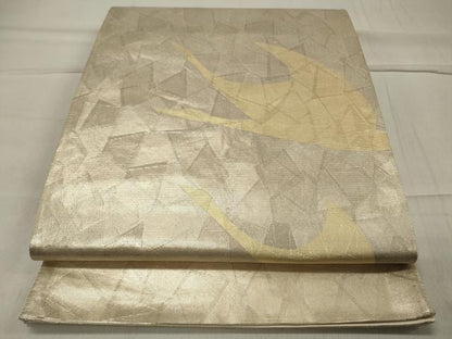 平和屋着物◎六通柄袋帯 飛鶴文 金彩 正絹 逸品 CAAT4788in