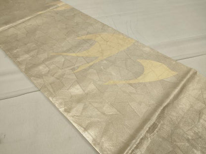 平和屋着物◎六通柄袋帯 飛鶴文 金彩 正絹 逸品 CAAT4788in