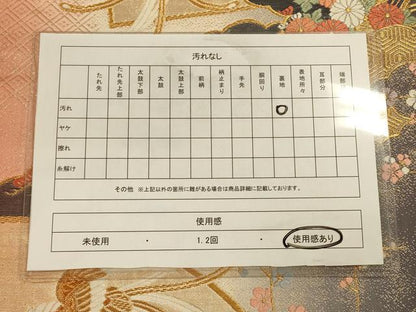 平和屋着物◎六通柄袋帯 唐織 尾長鳥花文 金糸 正絹 逸品 CAAT5112ft
