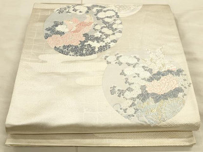 平和屋着物◎六通柄袋帯 薫香吉祥曲 金銀糸 正絹 逸品 CAAT5123ft
