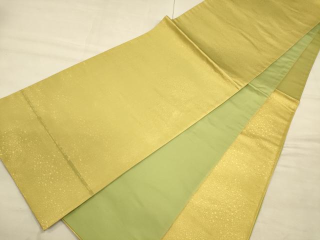 平和屋着物◎六通柄袋帯 霞文 金糸 正絹 逸品 CAAT5166ft