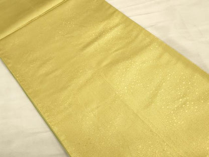 平和屋着物◎六通柄袋帯 霞文 金糸 正絹 逸品 CAAT5166ft