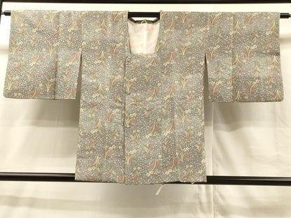 平和屋着物∞道行コート　花唐草文　暈し染め　さが美扱い　正絹　逸品　CAAT5609id