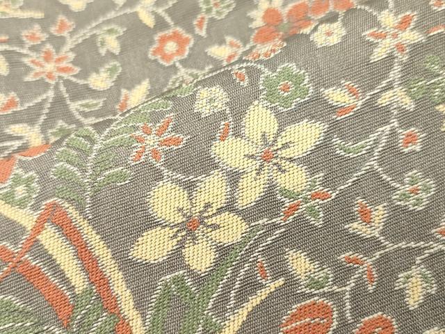 平和屋着物∞道行コート　花唐草文　暈し染め　さが美扱い　正絹　逸品　CAAT5609id