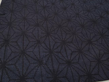 平和屋着物∞道行コート 紬地 麻の葉文様 正絹 逸品 未使用 CAAT5623id