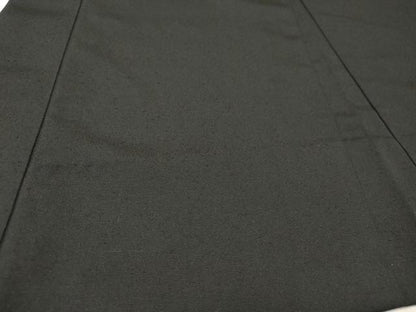 平和屋着物▽男性　羽織　単衣　濡羽色　黒地　正絹　逸品　CAAT5658id