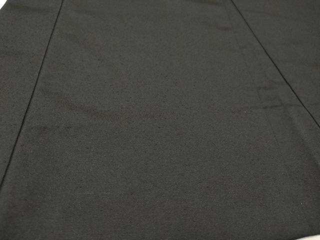 平和屋着物▽男性　羽織　単衣　濡羽色　黒地　正絹　逸品　CAAT5658id