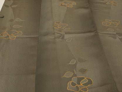 平和屋着物∞道行コート 霞草花文 暈し染め 金彩 正絹 逸品 CAAT5675id