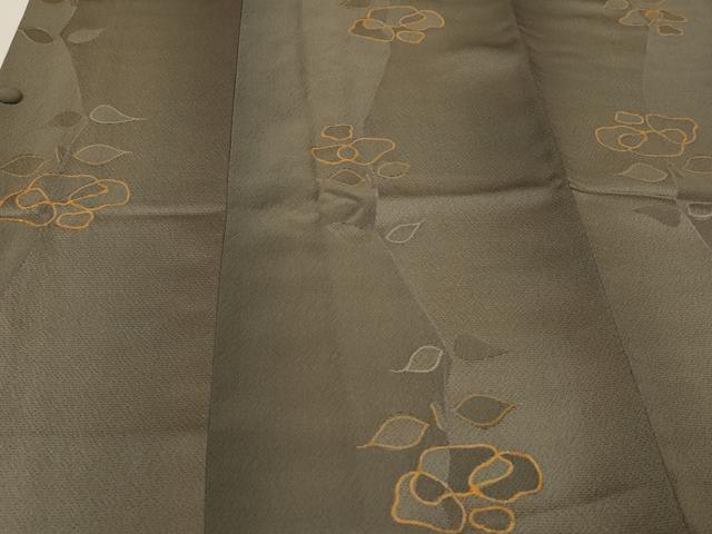 平和屋着物∞道行コート 霞草花文 暈し染め 金彩 正絹 逸品 CAAT5675id