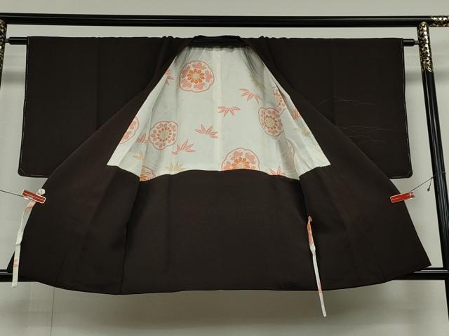平和屋着物∞道行コート　刺繍　更紗花文　正絹　逸品　未使用　CAAT5720id
