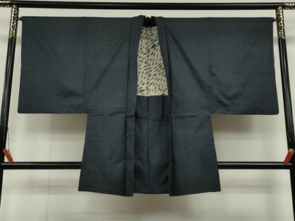 平和屋着物∞男性 本場大島紬 長羽織 100亀甲 総詰め 正絹 逸品 CAAT5737id