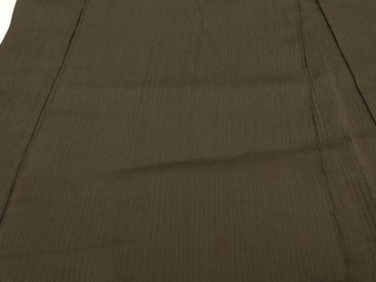 平和屋着物∞男性　羽織　鉄黒色　正絹　逸品　CAAT5743id