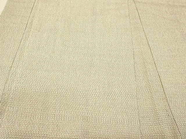 平和屋着物●白鷹お召　110亀甲　総詰め　濃海松茶色地　正絹　逸品　DABD1846ps 平和屋本店○極上 白鷹お召 置賜紬 110亀甲 証紙付き 逸品 DZAB4063kh6