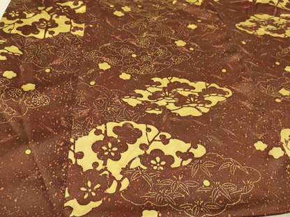 平和屋着物∞道中着　雲重ね松竹梅文　ロング丈　正絹　逸品　CAAT5764id