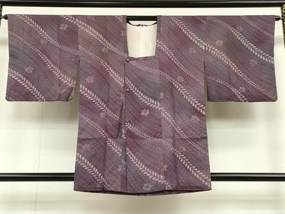 平和屋着物∞道行コート 絞り 草花文 暈し染め 正絹 逸品 CAAT5773id