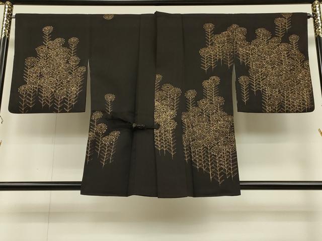平和屋着物∞道中着　枝花文　金彩　正絹　逸品　CAAT5779id