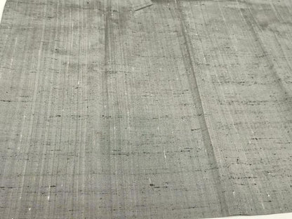 平和屋着物＃男性　和装コート　角袖　紬地　霞文　キングサイズ　ロング丈　正絹　逸品　CAAT5796id