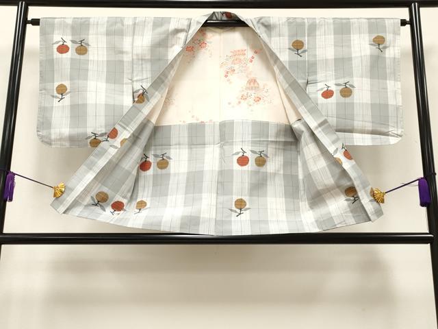 平和屋着物＃羽織 紬地 成り物 正絹 逸品 CAAT5802id
