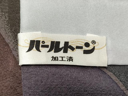 平和屋着物∞道中着　斜線吉祥文　正絹　逸品　CAAT5819id