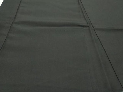 平和屋着物＃男性　長羽織　黒紋付き　キングサイズ　正絹　逸品　CAAT5821id